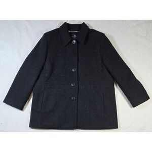Braefair Charcoal Gray Wool Coat